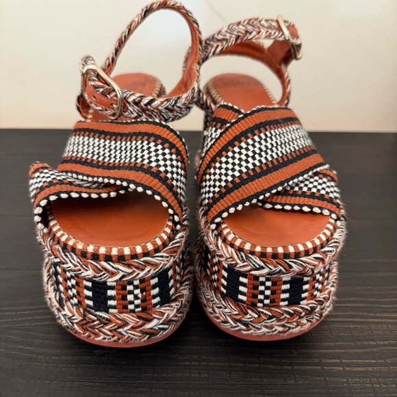 Chloe MERIL 100 WOVEN PLATFORM SANDALS - Picture 5 of 7